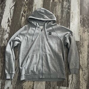 Under Armour Men’s Gray Full zip Hoodie size men’s L